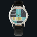 Geometric Blocks Watch<br><div class="desc">Geometric Blocks. Artist: Grace Popp. Image ID: 150774FN.</div>