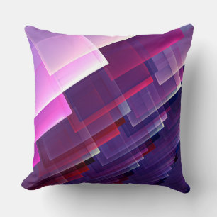 Geometric Blue Cushion