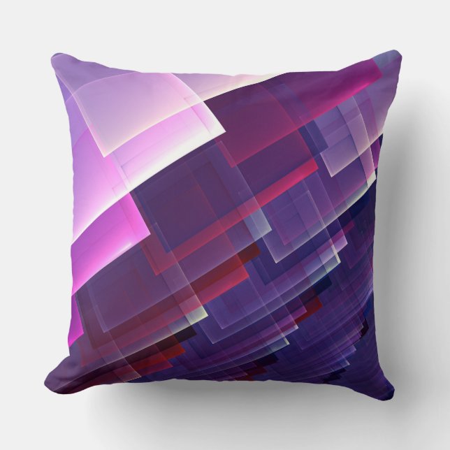 Geometric Blue Cushion (Front)