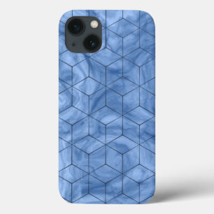 Geometric Blue Marble iPhone 13 Case