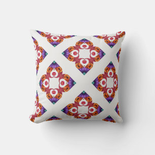 Geometric, boho fun cushion