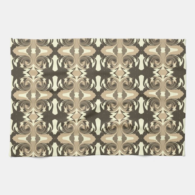 Geometric Bold Pattern Tea Towel (Horizontal)