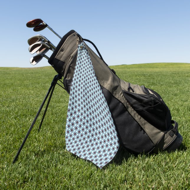 Geometric Bonanza  Golf Towel (Green)