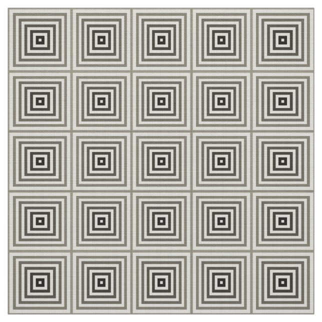 Geometric Box Pattern in Sweet Corn Fabric (Swatch)