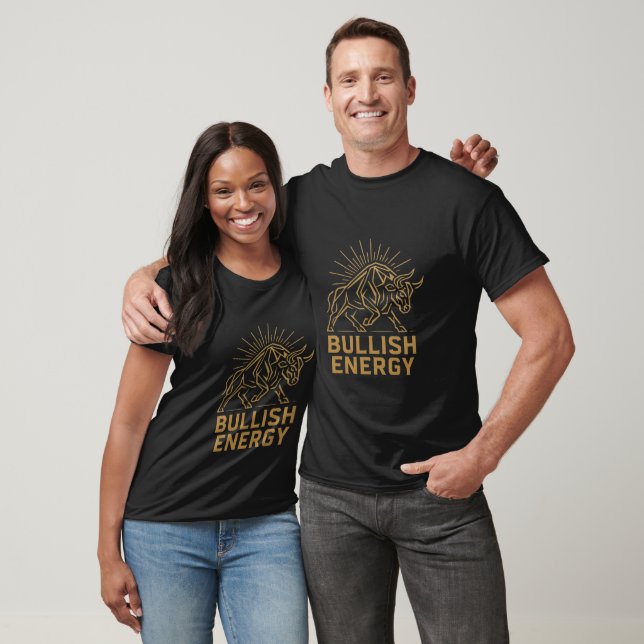 Geometric Bull Power T-Shirt (Unisex)