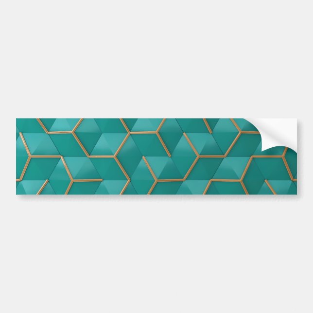 geometric bumper sticker (Front)