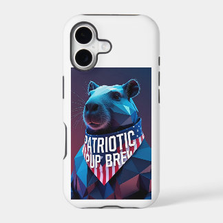 Geometric Capybara Phone Case
