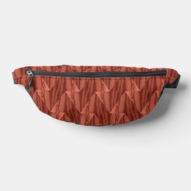 Geometric Cedar Fanny Pack (Lay Down)