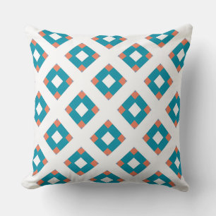 Geometric Charm Throw Pillow