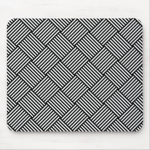 Geometric checked texture mouse pad