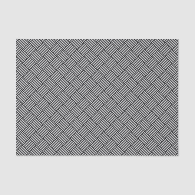 Geometric checked texture tissue paper (Front)