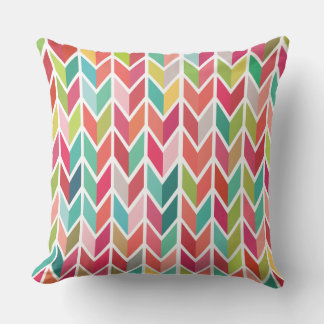 Geometric Chevron Arrow Aztec Pattern Cushion