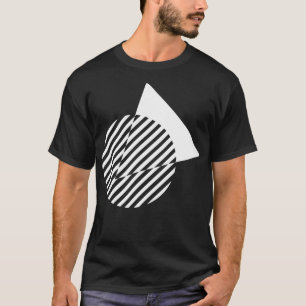 geometric circle and triangle design T-Shirt