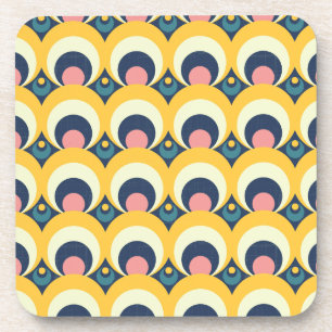 Geometric Circle Pattern Coaster