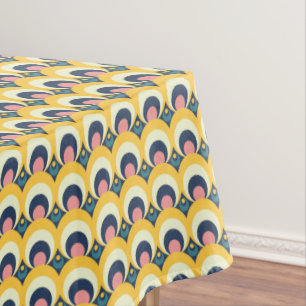 Geometric Circle Pattern Tablecloth