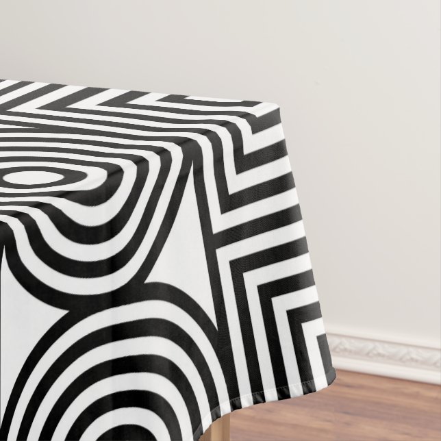 Geometric Circles and Squares  Tablecloth (In Situ)