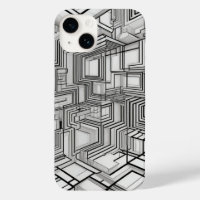 Geometric Circles Line Art