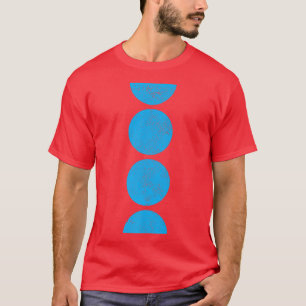 Geometric Circles Semicircles Shapes Geometry Art  T-Shirt
