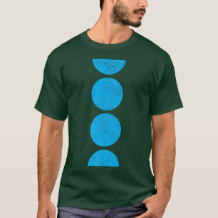 Geometric Circles Semicircles Shapes Geometry Art  T-Shirt