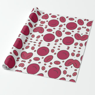Geometric circles shape design wrapping paper