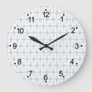 Geometric Classic Pattern  Large Clock