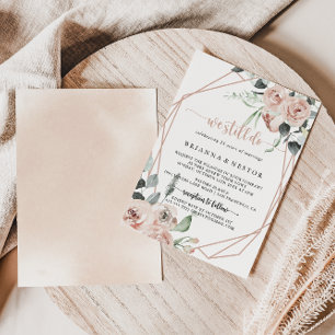 Geometric Classic Rose We Still Do Vow Renewal   Invitation