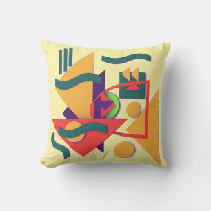 Geometric Collage Cushion