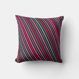 Geometric colorful simple Throw Pillow