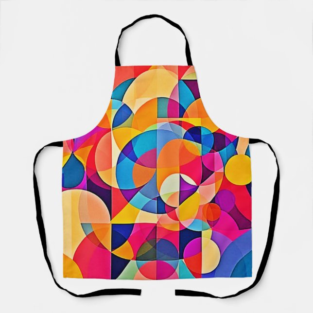  Geometric Colour Emotion Apron (Front)