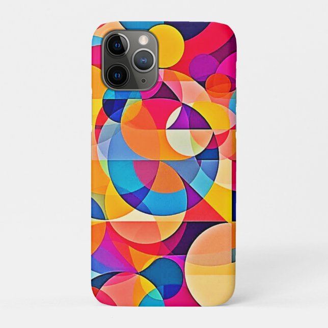  Geometric Colour Emotion Case-Mate iPhone Case (Back)