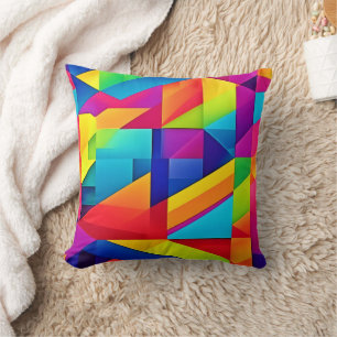 Geometric Colour Kaleidoscope Cushion