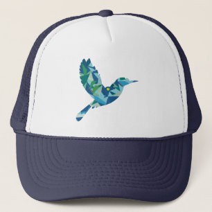 Geometric Coloured Bird Trucker Hat