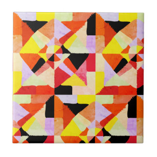 Geometric colourful abstract All-Over-Print Socks Ceramic Tile