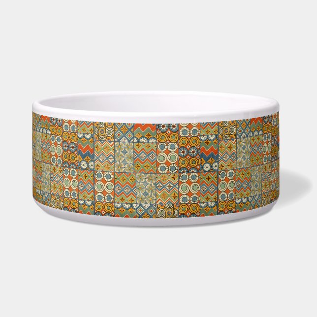 Geometric Colourful Antique Egyptian Graphic Art (Front)