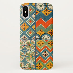 Geometric Colourful Antique Egyptian Graphic Art iPhone X Case