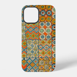 Geometric Colourful Antique Egyptian Graphic Art iPhone 12 Case