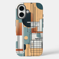 Geometric Composition iPhone case