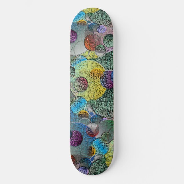 Geometric Craters Skateboard (Front)