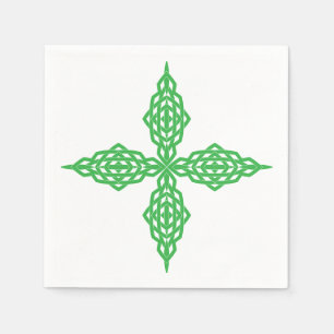 Geometric Cross Napkins