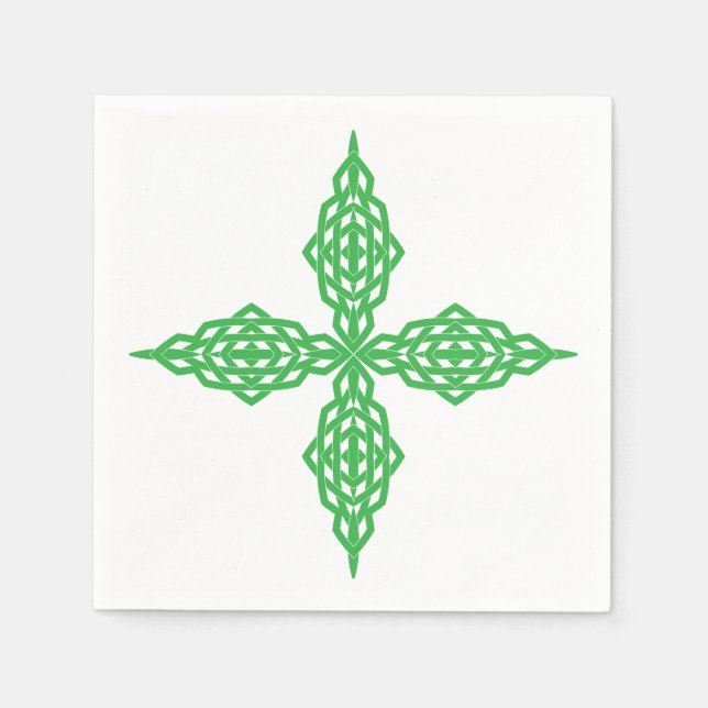 Geometric Cross Napkins (Front)