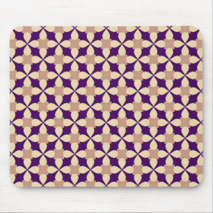 Geometric Cross Pattern Mouse Pad
