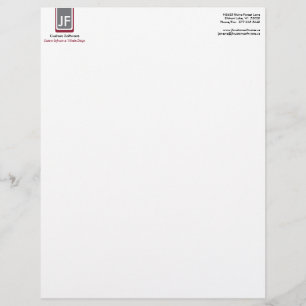 Geometric Customised Letterhead