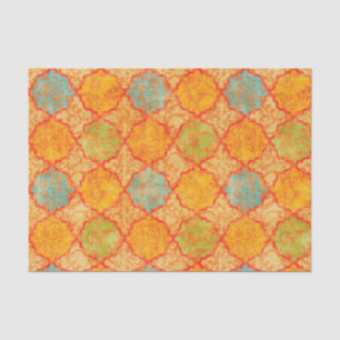 Geometric Damask Tissue Paper