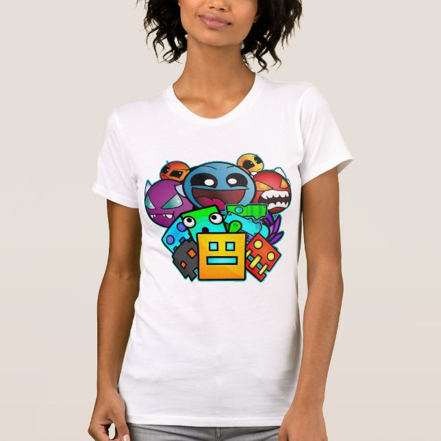 Geometric Dash Classic T-Shirt (Front)