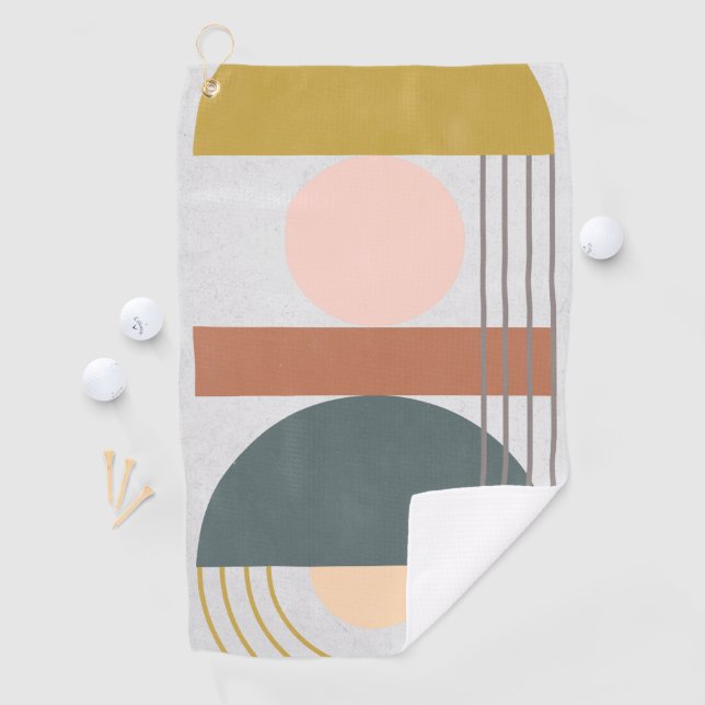 Geometric Daylight III Golf Towel (InSitu)