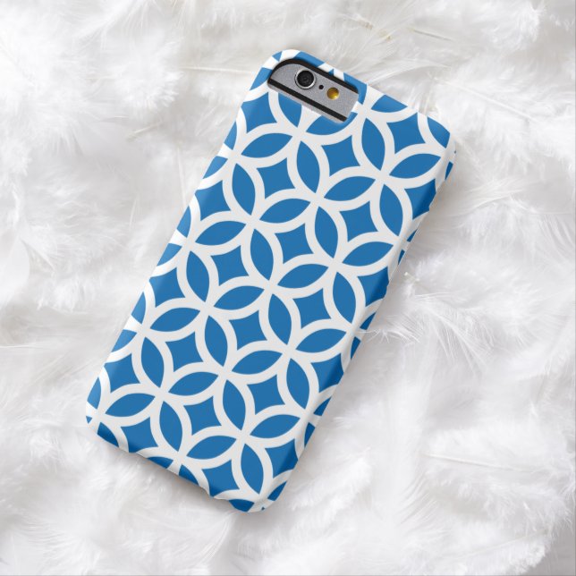 Geometric Dazzling Blue iPhone 6 case (In Situ)