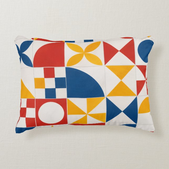 Geometric Decorative Cushion (Front)