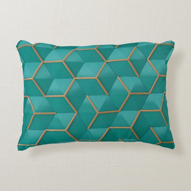geometric decorative cushion (Front)