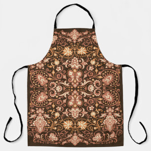 Geometric decorative ornamental pattern. Abstract Apron