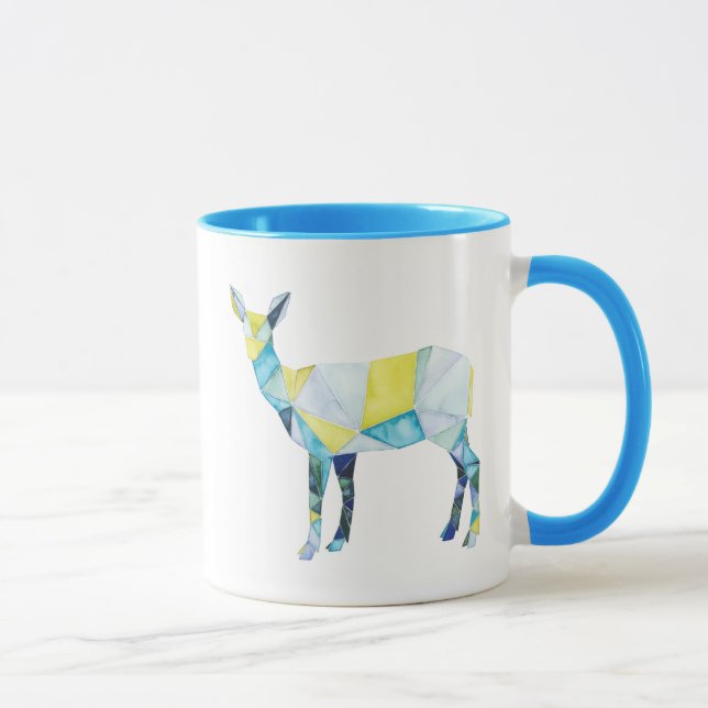 Geometric Deer Animal Mug (Right)